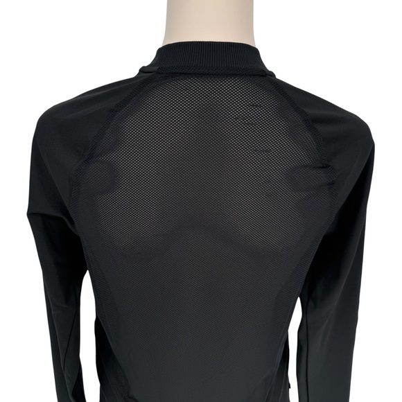 Nike Air Running Top Women’s MEDIUM Dri-Fit Black Long Sleeve Midlayer DM7545 - Picture 14 of 16